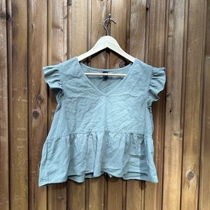 Babydoll Cropped Shirt